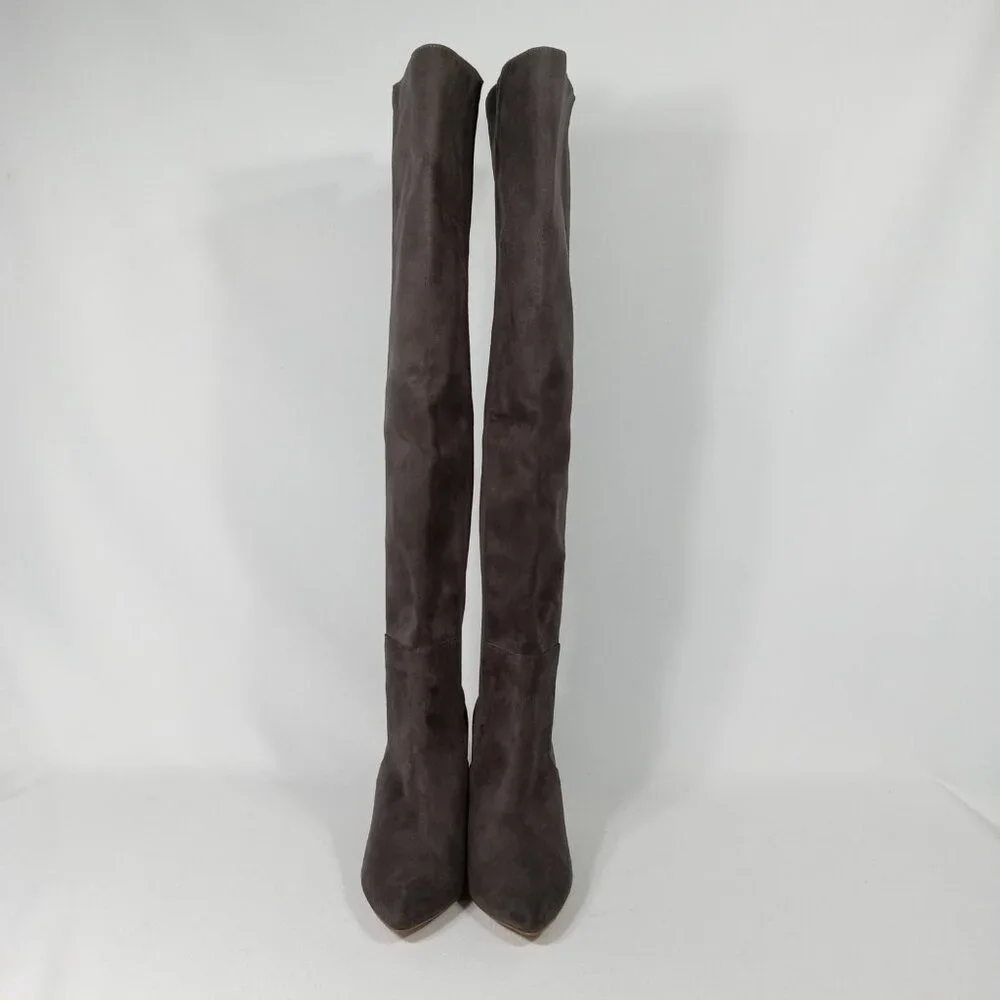 STEVE MADDEN 'Everley' Over The Knee Boot In Gray Womens Size 9 M